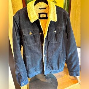 Marine Layer - Sherpa lined Cord Jacket - Medium